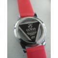 GUESS WATCH JAPAN MOV'T WATER RESISTANT BATTERY FLAT NOT TIKING !