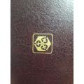 OLD LEATHER PAPERWORK BINDER IN STUNNING CONDITION FROM THE 80's ERA UP FOR GRABS, MAKER UN KNOWN !
