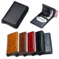 RFID Blocking Credit Card ID Holder Wallet Slim Money Clip Purse