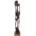 ART -   Hand Carved Wooden African Sculpture 78 cm