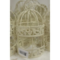 REDUCED TO CLEAR! White/Ivory Bird cage 11x6cm! 2 CAGES PER BID!!! View other clearance auctions!