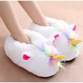 Fluffy Unicorn Slippers | ADULTS or KIDS sizes | Pink, White or Blue