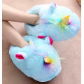 SUPER Fluffy Unicorn Slippers- ADULTS or KIDS sizes | Pink, White or Blue