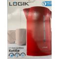 LOGIK 1.7LITRE CORDLESS KETTLE (red)