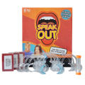 Speak out card game,Family card game,Adult phrase card game,mouth gaurd challenge