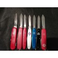 COLLECTION OF SWISS POCKET KNIVES