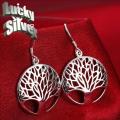 Fantastic price!! Sterling Silver - filled Luxury Tree of life Necklace and Earring set