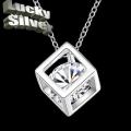 Fantastic price!! Sterling Silver - filled Necklace with simulated diamond at LOW LOW price
