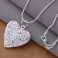 Fantastic price!! Sterling Silver - filled Lockit heart Necklace at LOW LOW price