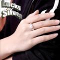 Fantastic price!! Sterling Silver - filled Ring with simulated diamonds LOCAL QUICK DELIVERY