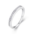 ENGAGEMENT RING W SIMULATED DIAMOND #8 LOCAL STOCK