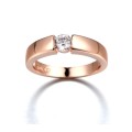 Fantastic price!! Rose Gold White Gold - filled  Wedding Ring with simulated diamonds #6-9