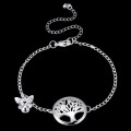Fantastic price!! Sterling Silver - filled  Tree of life Bracelet  with detail at LOW LOW price