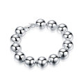 Silver Designer Hollow Ball Bracelet