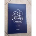 Vintage Croxley Cambric 51 sheets JD106 Writing Paper Pad (Light Blue)