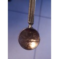South African 2c coin spoon