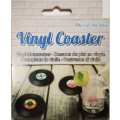 Vinyl Record Coasters Set of 4 (Set 2)