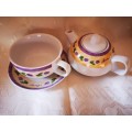 Tea for One (Annique) Teapot, Cup and Saucer (1971-2001 Anniversary Edition)