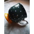 The Pioneer Woman - Green with Dots - 400ml Footed Coffee Mug
