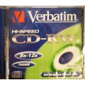 Verbatim CD-RW 700 MB, 8x-12x in Jewel case