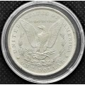 1886 MORGAN DOLLAR, 0.9000Ag Size 38.1 mm. USA Coin BookValue MS60 =R815.00