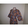 African Print Kimono (Ankara) by Ijay (Size: 10/L/34)