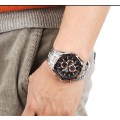 Casio Edifice Men's Silver Stainless Steel Chronograph Quartz Watch