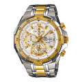 CASIO Edifice Men's Silver Stainless Steel Chronograph Quartz Watch