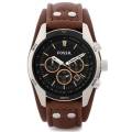FOSSIL COACHMAN CHRONOGRAPH BROWN LEATHER WATCH ##BRAND NEW##