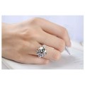 Extraordinary 8ct SIMULATED Diamond Designer Solitaire Ring - Size 7 / N / 17.3mm