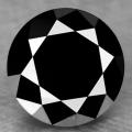 ***CERTIFIED**SEE VIDEO**1.43CT NATURAL RARE SPARKLING FANCY BLACK COLOR ROUND CUT DIAMOND +-I1