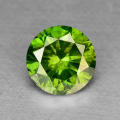 ***CERTIFIED**SEE VIDEO**0.40CT NATURAL RARE SPARKLING FANCY GREEN COLOR ROUND CUT DIAMOND +-SI2