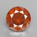 ***CERTIFIED***0.95CT NATURAL SPARKLING RARE FANCY FIERY ORANGY RED COLOR ROUND CUT DIAMOND SI2+-