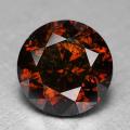 ***CERTIFIED***1.54CT NATURAL SPARKLING RARE FANCY FIERY HOT DEEP RED COLOR ROUND CUT DIAMOND I1+-
