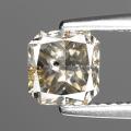 ***CERTIFIED***1.04CT NATURAL SPARKLING RARE FANCY YELLOWISH GRAY COLOR CUSHION CUT DIAMOND +-SI2