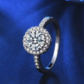 Alluring 2 Carat Simulated Diamond Ring with Accents