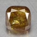CERTIFIED**SEE VIDEO*1.28CT NATURAL SPARKLING RARE FANCY REDDISH BROWN COLOR CUSHI CUT DIAMOND OPAQU