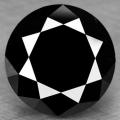 IGL CERTIFIED R7453***1.48CT NATURAL ENHANCED FANCY BLACK COLOR ROUND CUT DIAMOND