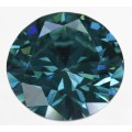 **IGL CERTIFIED R84849**1.00CT ENHANCED NATURAL RARE VIVID BLUE ROUND CUT DIAMOND Si2+-