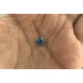 **IGL CERTIFIED R84849**1.00CT ENHANCED NATURAL RARE VIVID BLUE ROUND CUT DIAMOND Si2+-