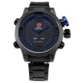 Genuine SHARK Men's LED Digital Date Day Display Alarm Quartz Sport Watch Ref01