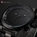 GENUINE SHARK Black Stainless Steel LED Army Wrist Watch  Ref20