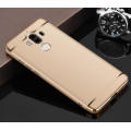 HUAWEI MATE 9 Shockproof Electroplate Case Cover + TEMPERED GLASS - GOLD
