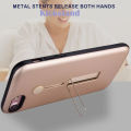 SAMSUNG GALAXY S8 Hybrid Case Kickstand Finger Strap Case Cover - GOLD