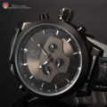 SHARK LED Date Black Red Quartz Stainless Steel, All the Dials moves are not decoration Ref46