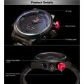 Gulper Shark Luxury Red Date Day Digital LED 3D Steel Sport Quartz Men New Watch Ref 50
