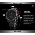 Gulper Shark Luxury Red Date Day Digital LED 3D Steel Sport Quartz Men New Watch Ref 50