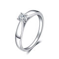 SOLID STERLING SILVER  Cubic Zirconia Anniversary Engagement Ring 925 Sterling Silver Size 6,7,8