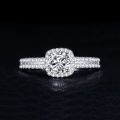 925 Solid Sterling Silver 1.1ct Round Cubic Zirconia Promise Ring - Size 6