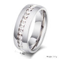 Stainless Steel Wedding Ring Titanium Engagement Band Size 11